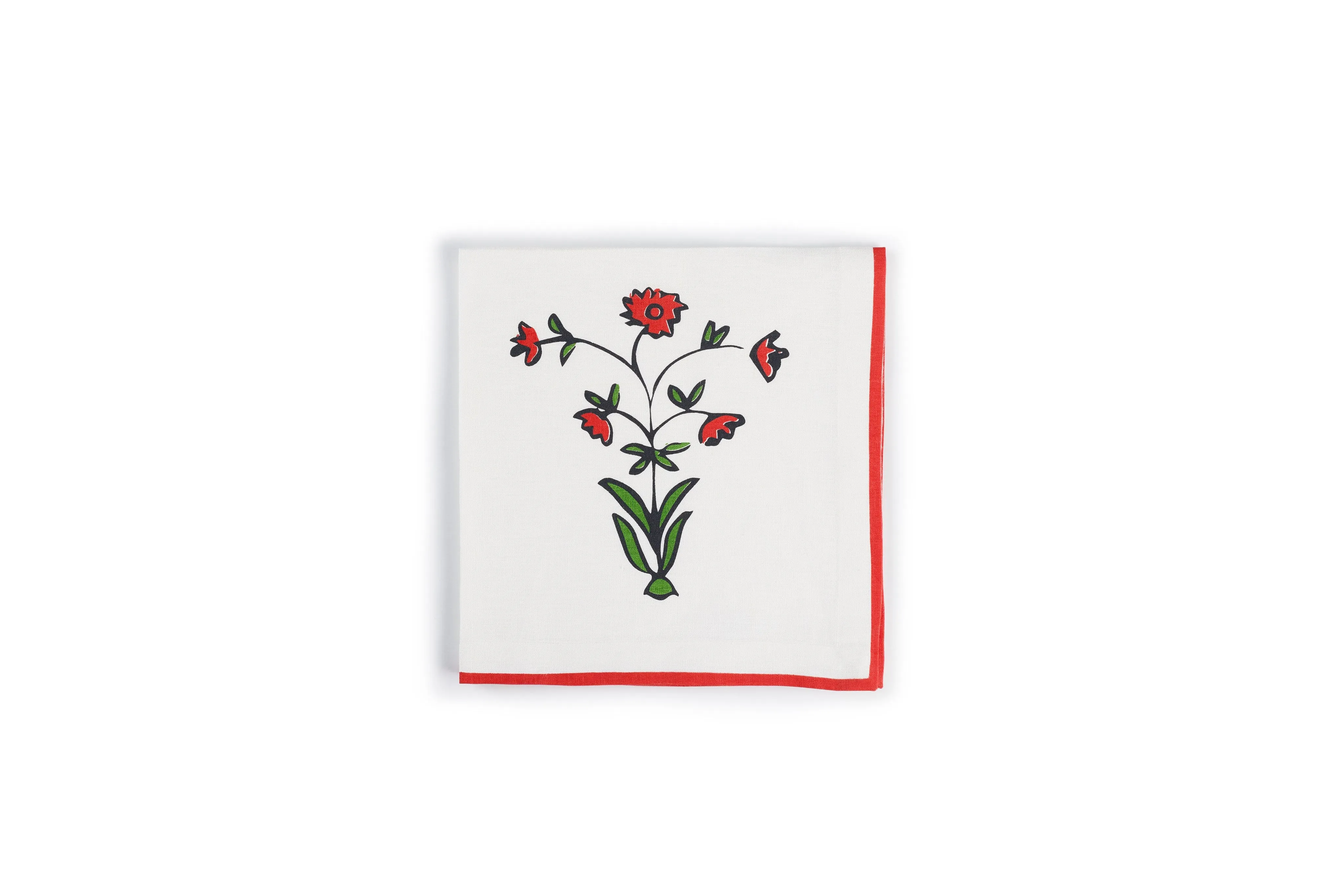 Home Table Linen Crimson Pietra Dura Napkins Cotton AcNpCp Fashion Edit Home Lifestyle Artchivesindia