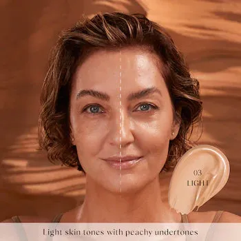Huda Beauty GloWish Multidew Vegan Skin Tint Foundation 03