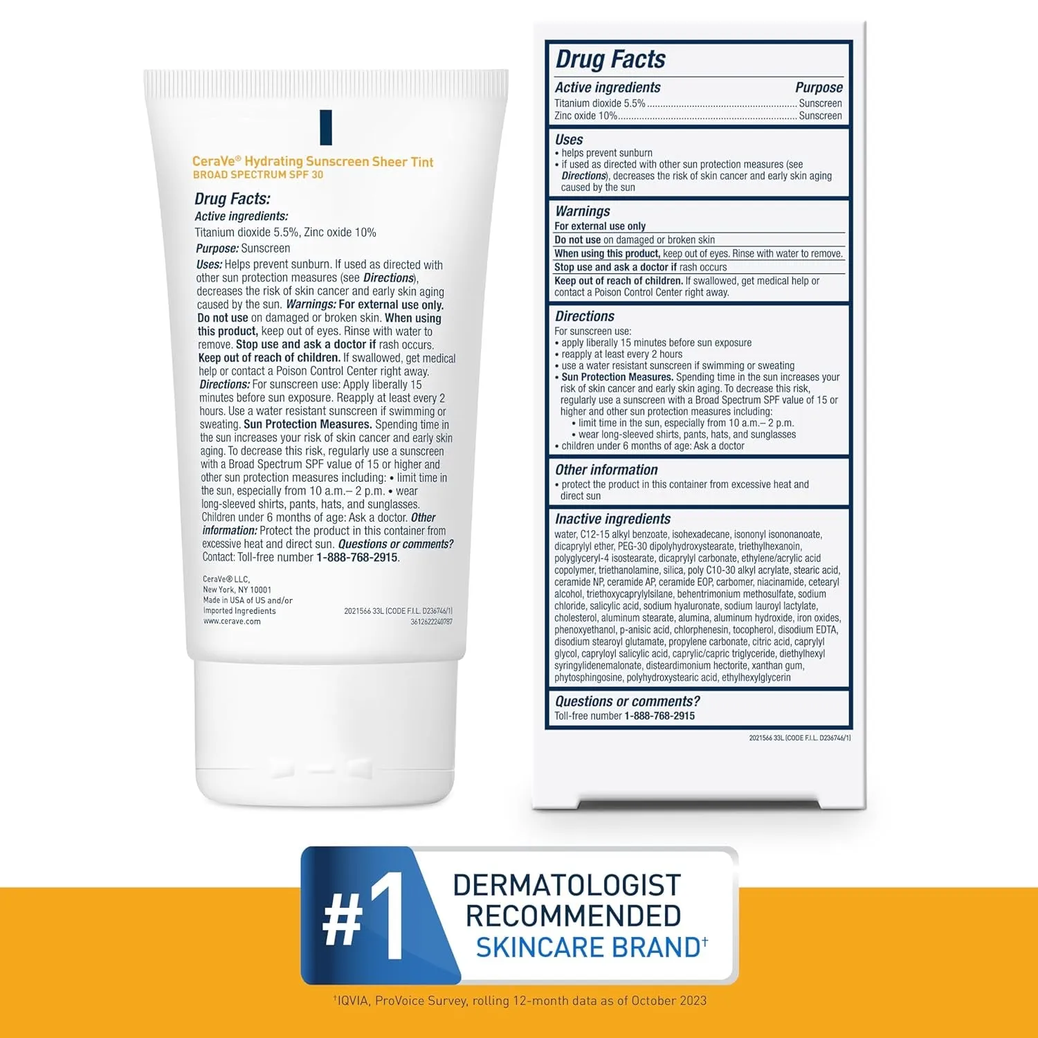 Hydrating Mineral Sunscreen SPF 30 with Sheer Tint, Tinted Mineral Sunscreen with Zinc Oxide & Titanium Dioxide, Blends Seamlessly for Healthy Glow, Medium, 1.7 Fluid Ounce