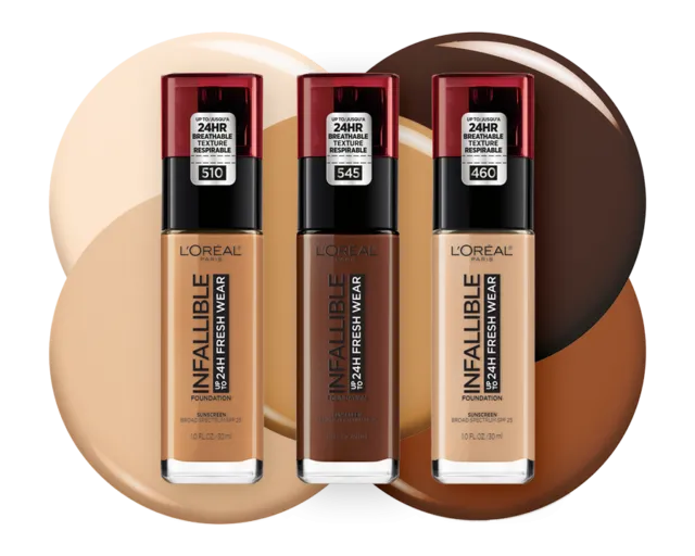 INFALLIBLE 24 HOUR FRESH WEAR FOUNDATIONS, LIGHTWEIGHT