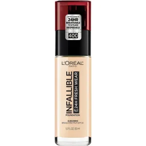 INFALLIBLE 24 HOUR FRESH WEAR FOUNDATIONS, LIGHTWEIGHT