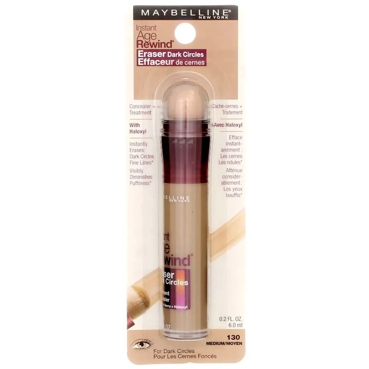 Instant Age Rewind Eraser Dark Circles Treatment Multi-Use Concealer, 110, 1 Count (Packaging May Vary)