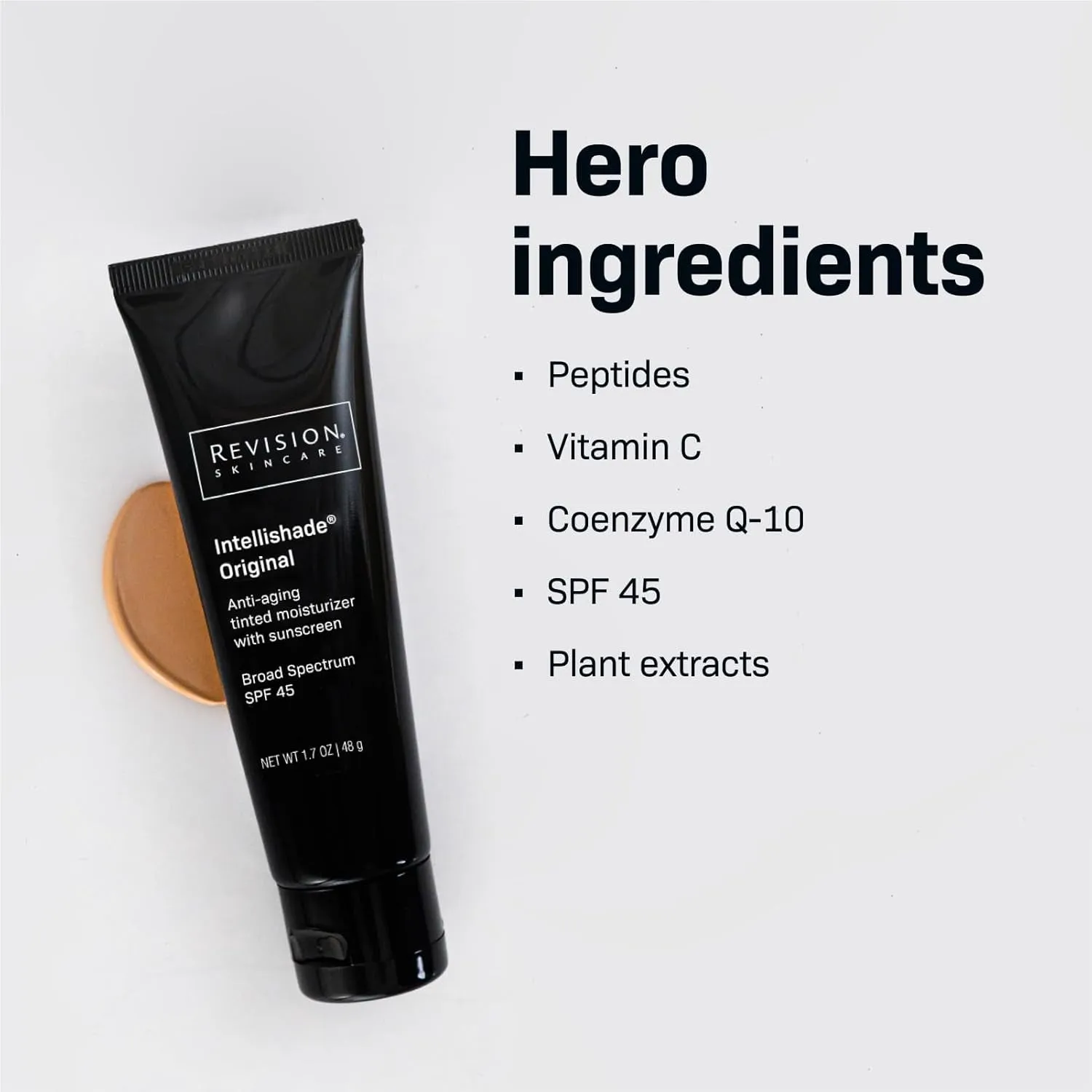 Intellishade® Original, anti Aging Tinted Daily Moisturizer with SPF, anti Wrinkle with Peptides and Vitamin C, 1.7 Oz