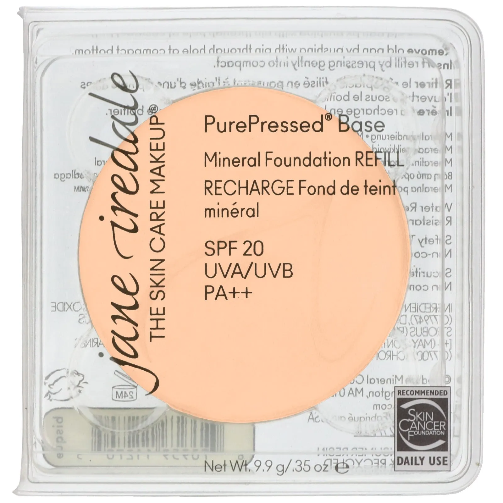 Jane Iredale Purepressed Base SPF20 Refill