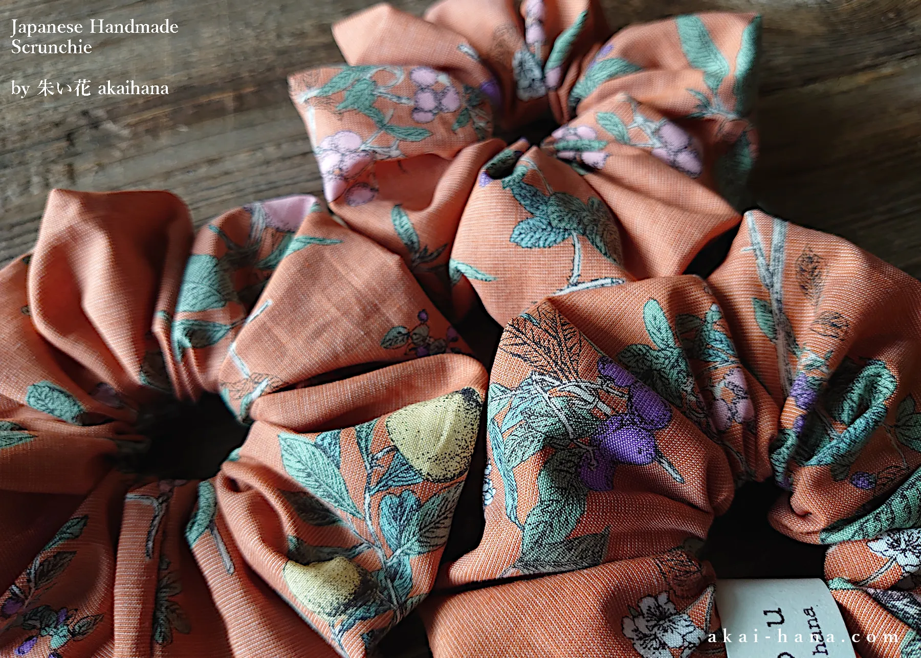 Japanese Handmade Scrunchies, Fruits, scjf0106