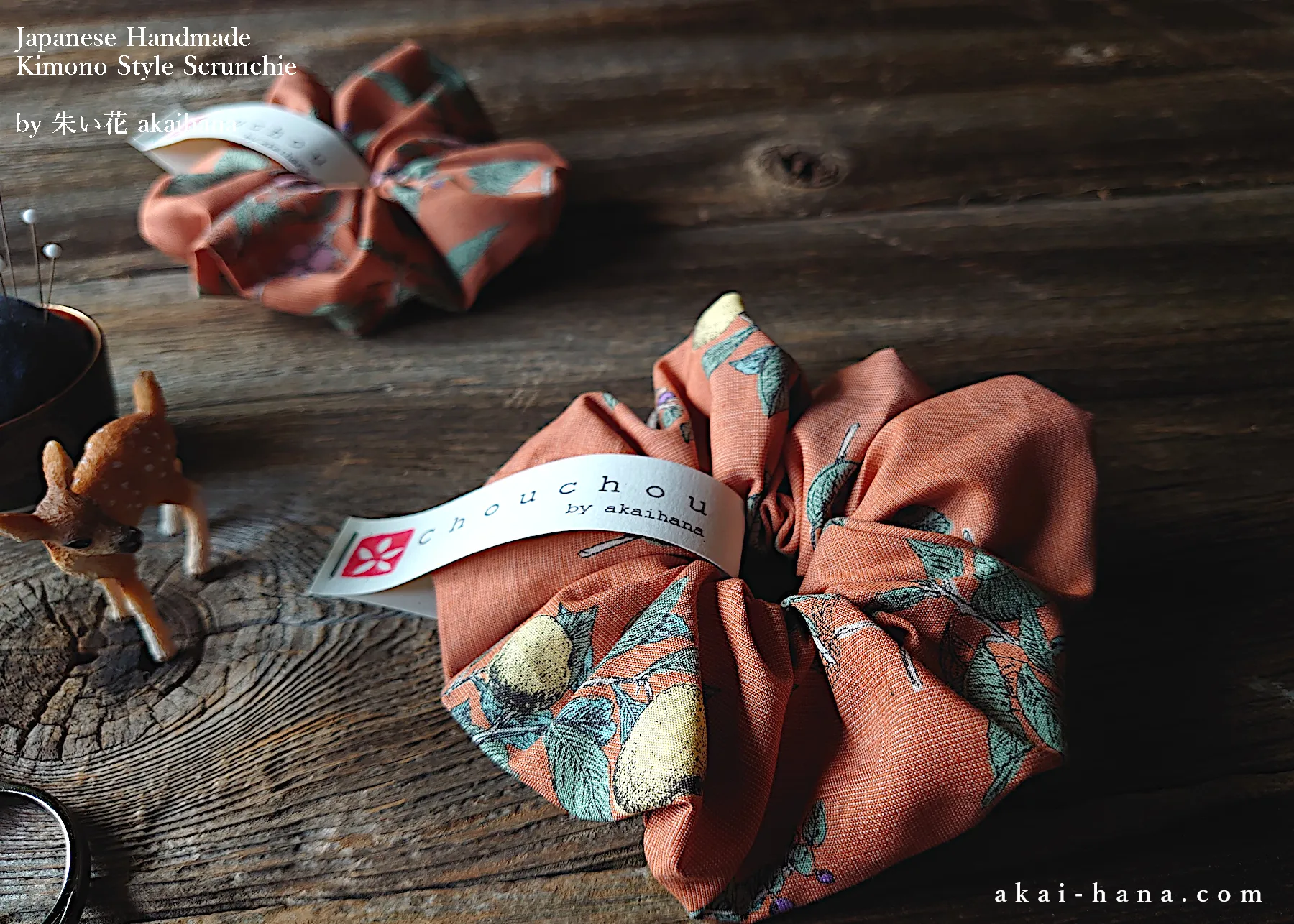 Japanese Handmade Scrunchies, Fruits, scjf0106