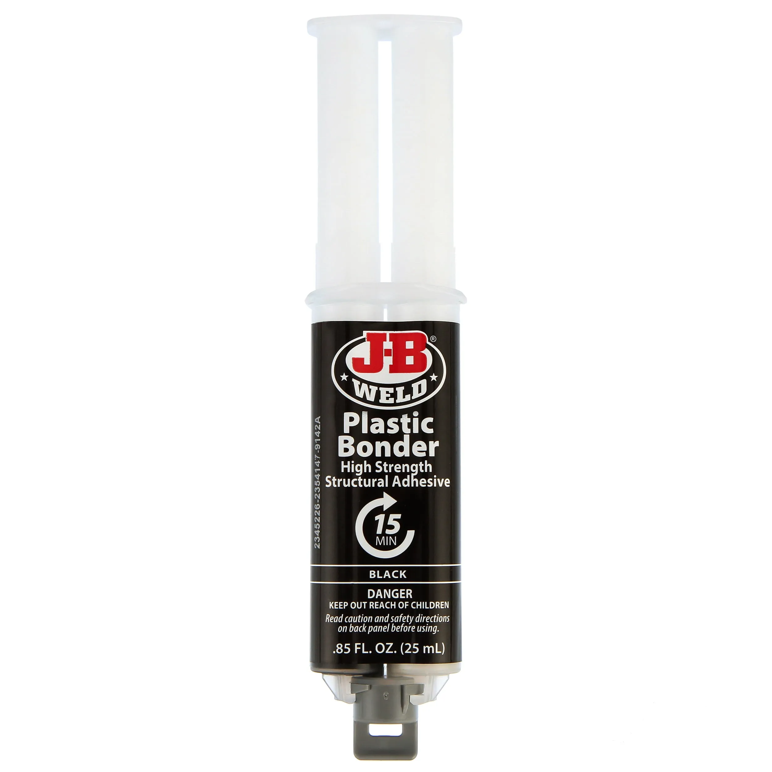 JB Weld Plastic Weld Quick Setting Epoxy Syringe Bonder Repair Glue Black | USA