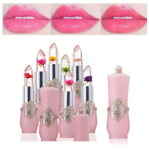 Jelly Flower Lipstick Color Changing Lip Gloss