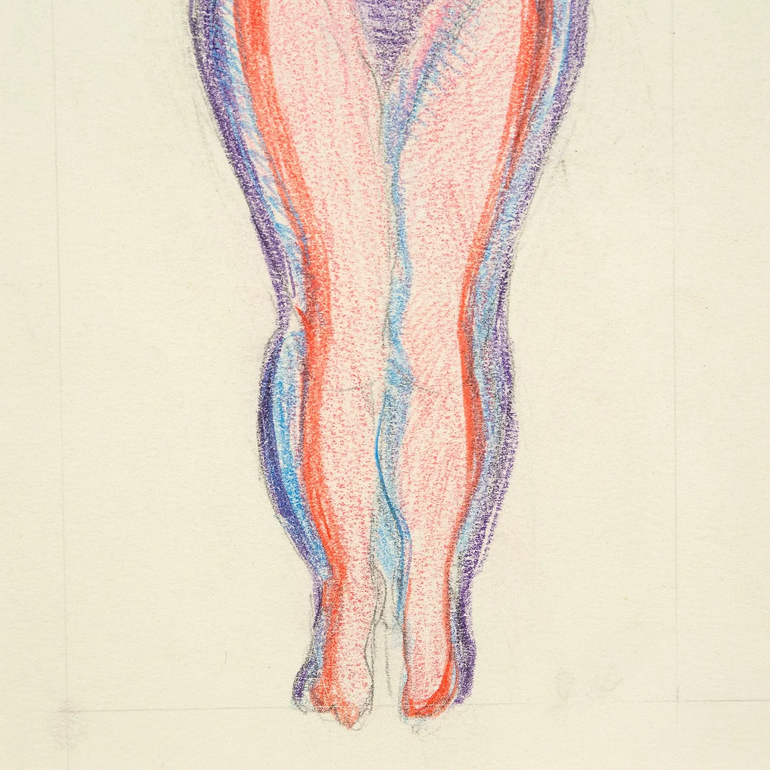JOYCE WIELAND "FIRE MUSE" DRAWING