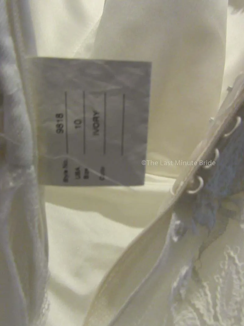 Justin Alexander 9818 size 10