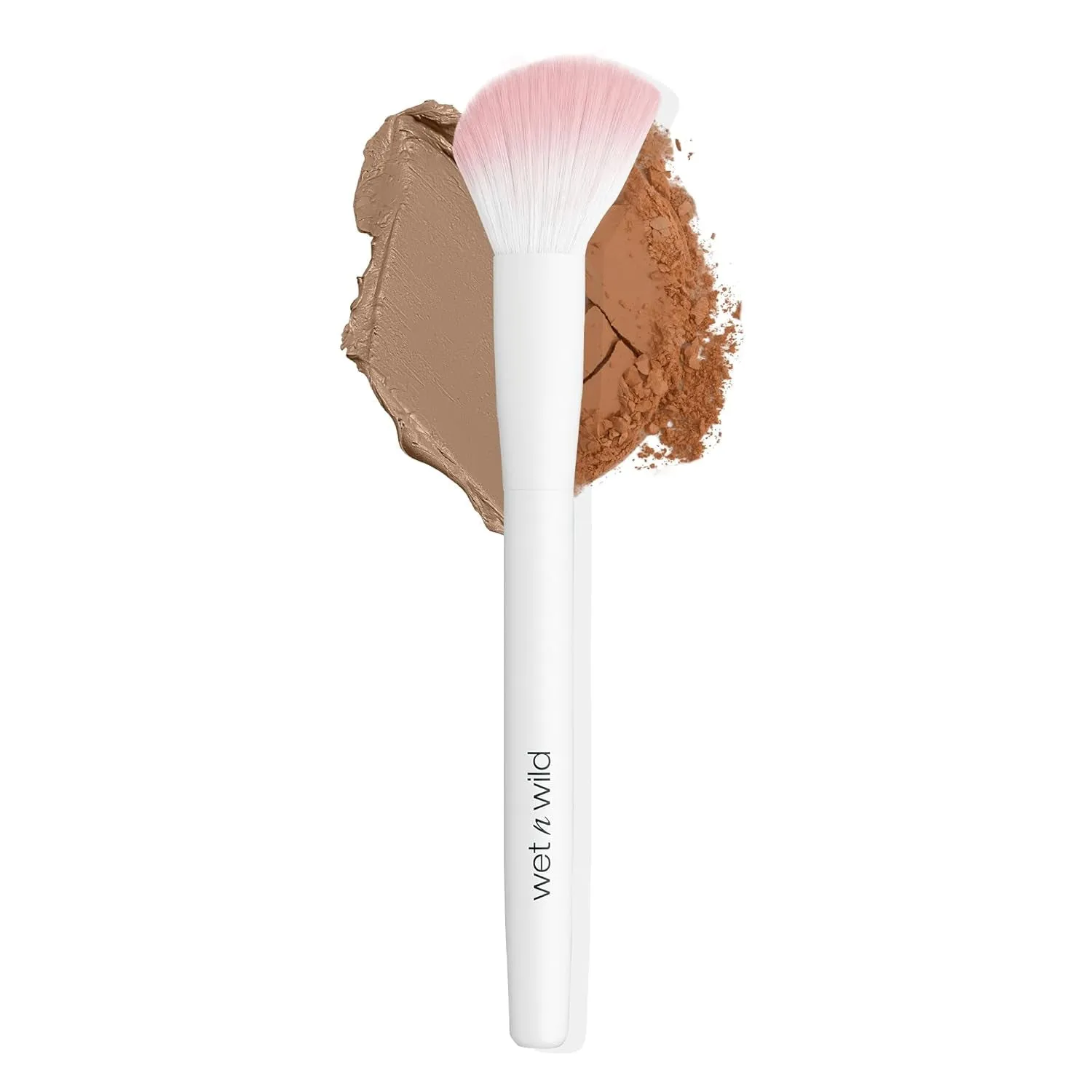 Kabuki Brush, Flat Top for All Formulas, Densely-Packed Synthetic Bristles, Ergonomic Handle for Comfortable Control