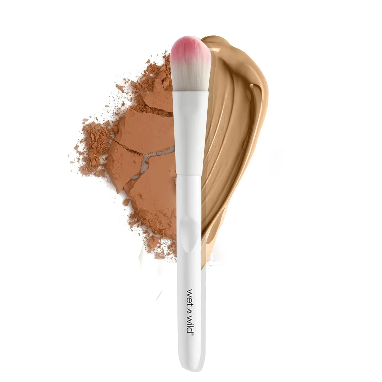 Kabuki Brush, Flat Top for All Formulas, Densely-Packed Synthetic Bristles, Ergonomic Handle for Comfortable Control