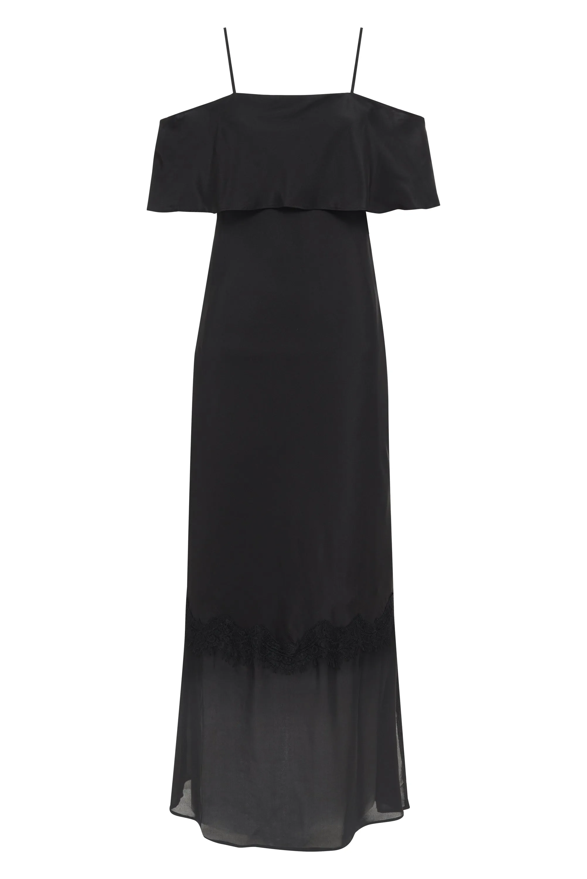Kaia Sheer Bottom Long Dress