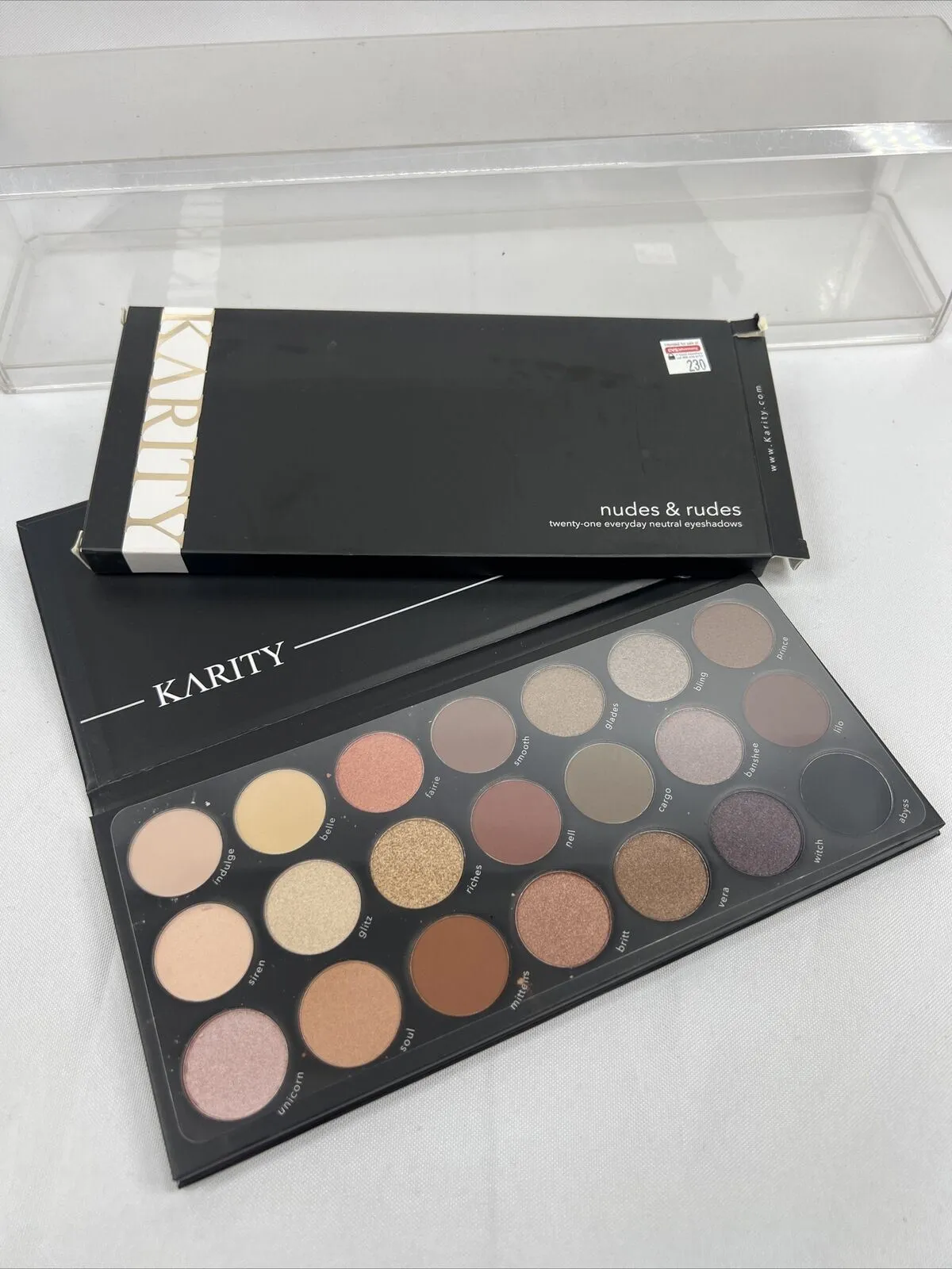 Karity Twenty One Everyday Neutral Eyeshadows Palette - NUDES & RUDES