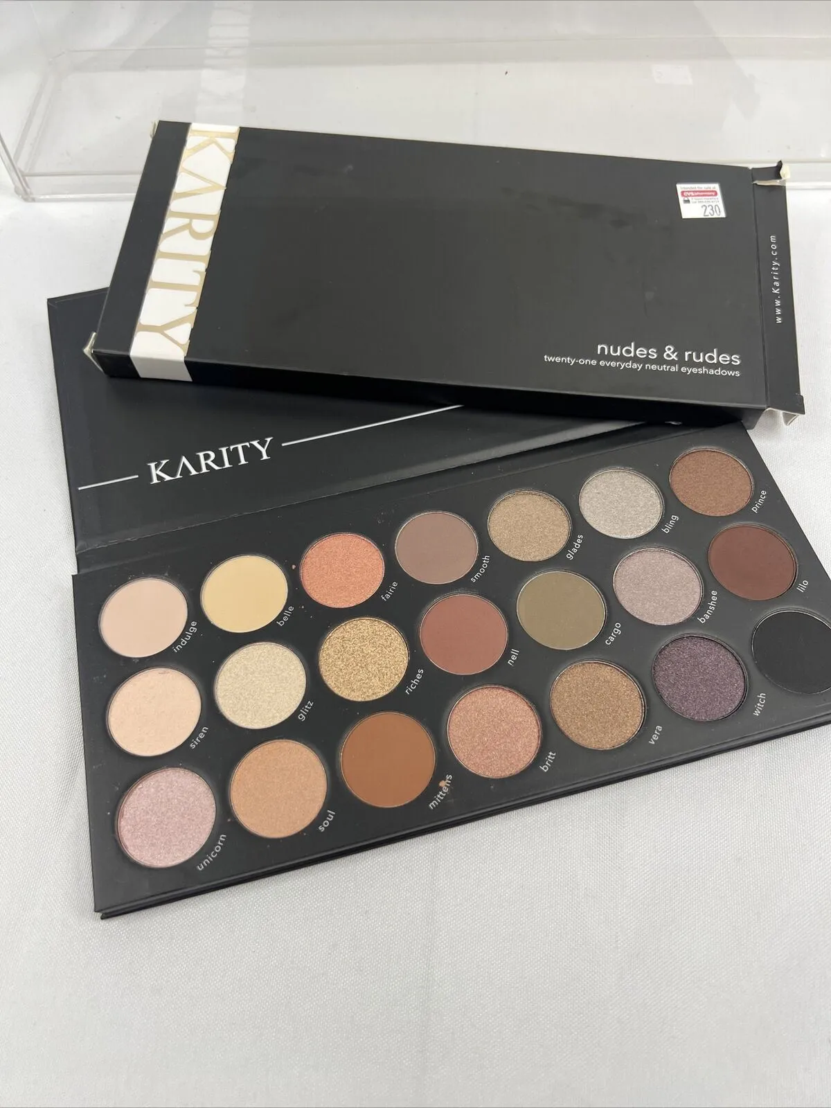 Karity Twenty One Everyday Neutral Eyeshadows Palette - NUDES & RUDES
