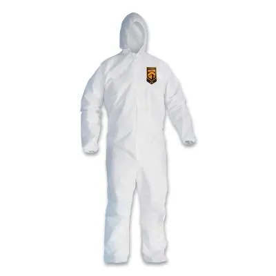 Kimberly-Clark Professional KLEENGUARD* A30 Breathable Splash & Particle Protection Coverall, XL, w/Hood, 46114