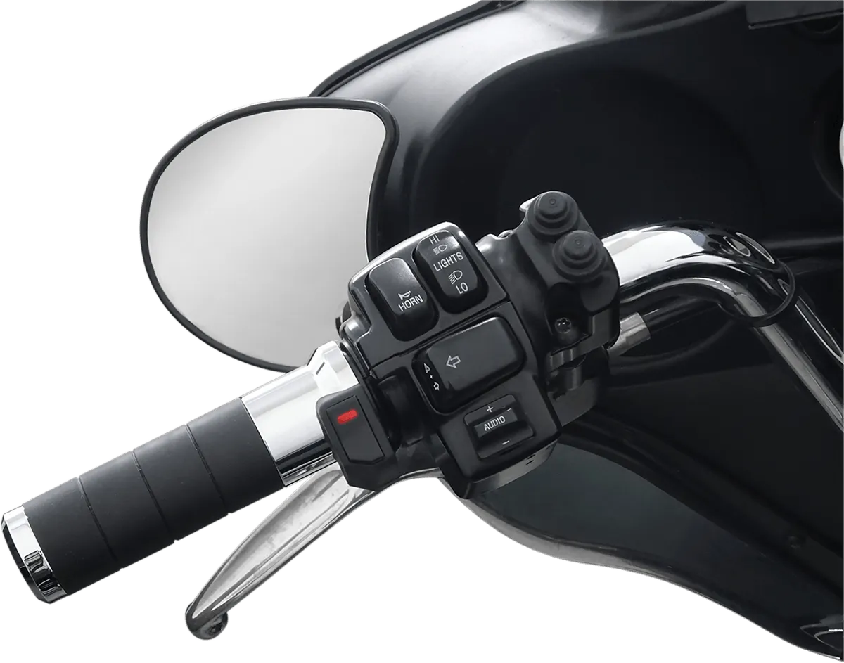 KOSO AX068M00 KOSO Titan-X Heated Grips Chrome Electric Throttle