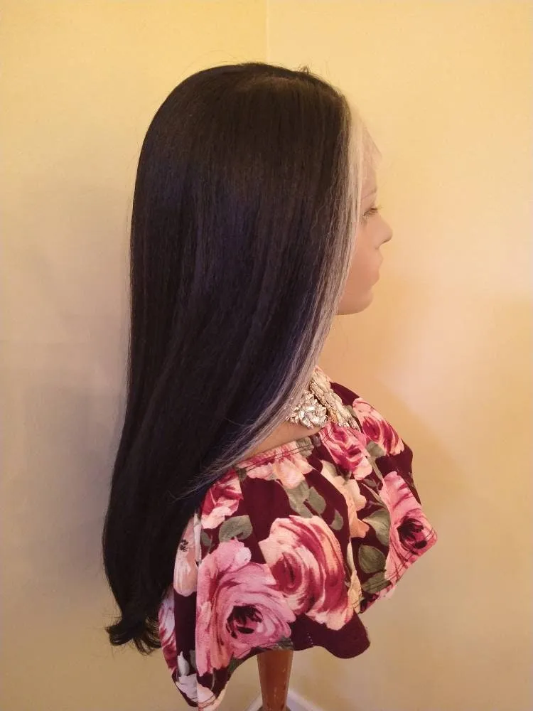 Lace Front Wig | Glory Tress | Wigs | Blonde Highlights |  Ombre Wig | Yaki Straight Texture | 13X6 Free Parting | Ready To Ship // DEVOTED
