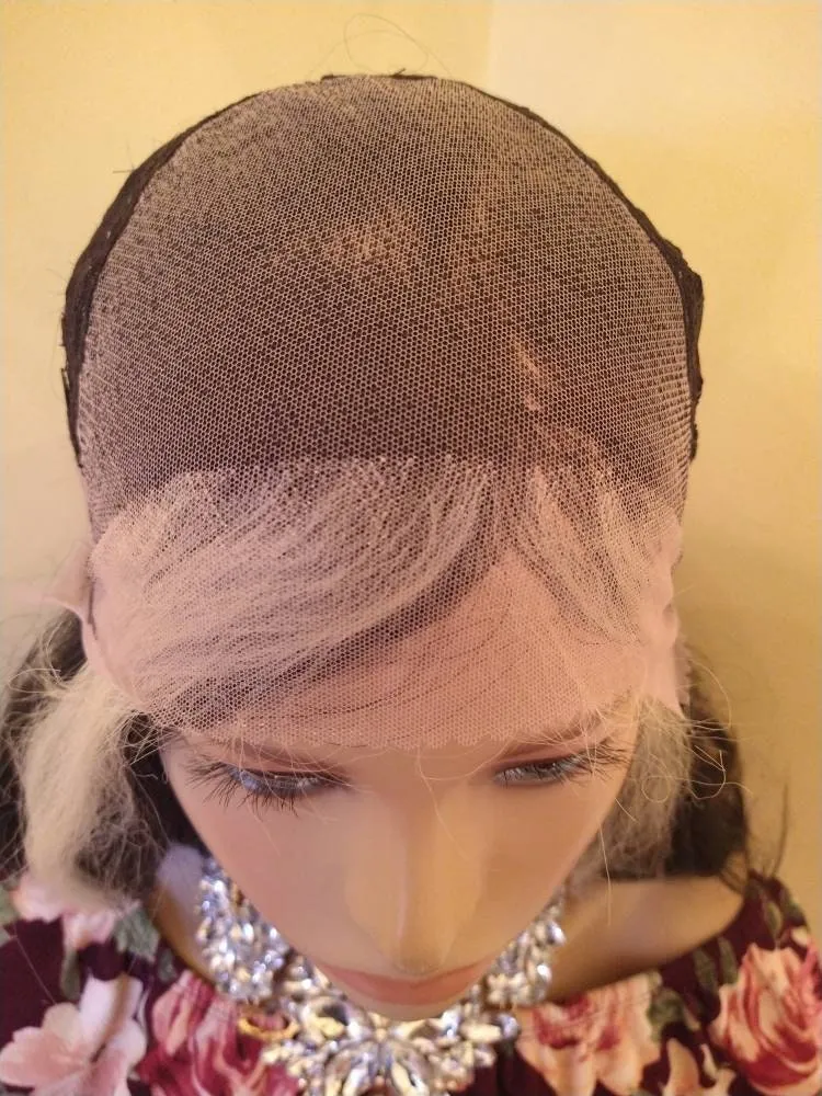 Lace Front Wig | Glory Tress | Wigs | Blonde Highlights |  Ombre Wig | Yaki Straight Texture | 13X6 Free Parting | Ready To Ship // DEVOTED
