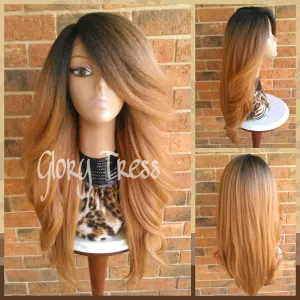 Lace Front Wig, Kinky Curly Wig, Voluminous Wig, Natural Yaki Wig, Blown Out Hairstyle, African American Wig, On Sale// CROWN