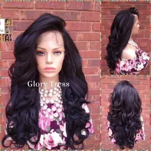 Lace Front Wig, Pre- Plucked, Curly Wig, Glory Tress, Yaki Texture, HD Transparent Lace, 13 x 6 Free Parting // Peaceful