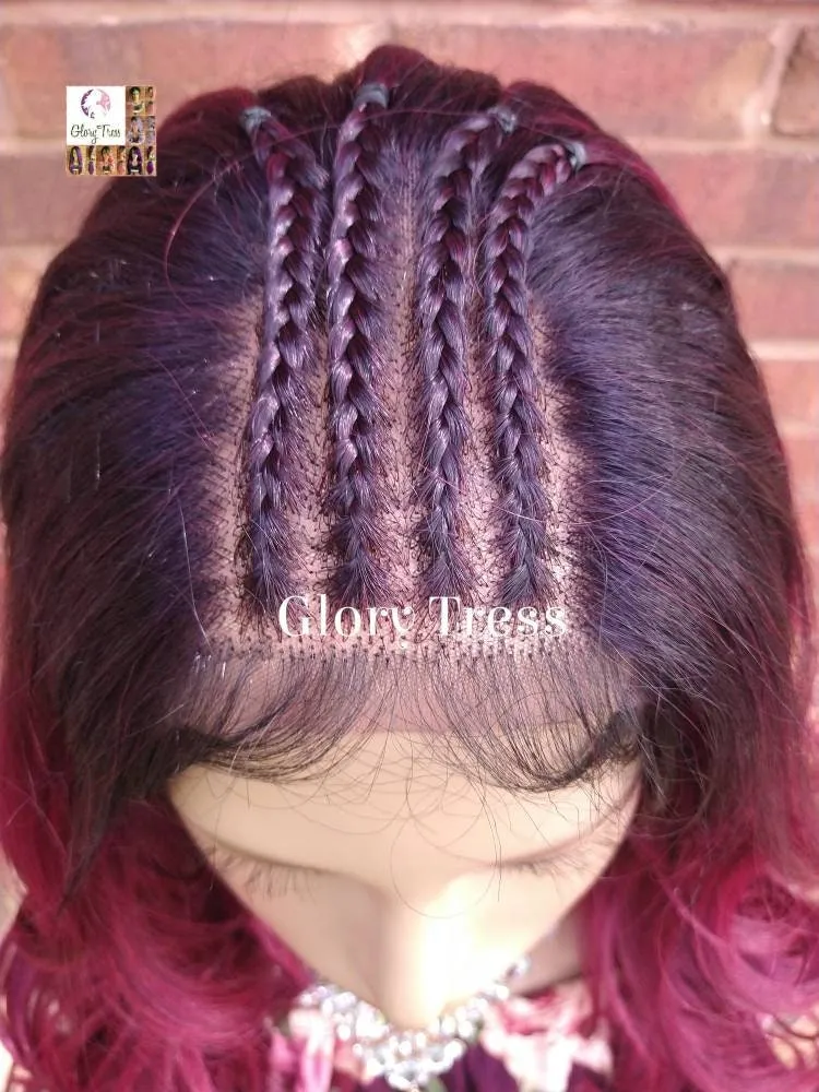 Lace Front Wig | Wavy Lace Front |  Wigs | Glory Tress |  Wigs | Braided Wig Wedding Wig | Prom Wig |  Ready To Ship // ELEGANCE