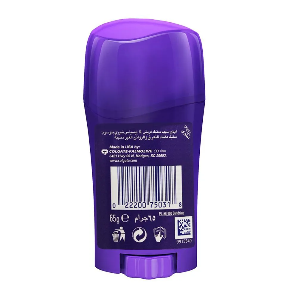 Lady Speed Stick Fresh & Essence Cherry Blossom Deodorant Stick, For Women, 65g