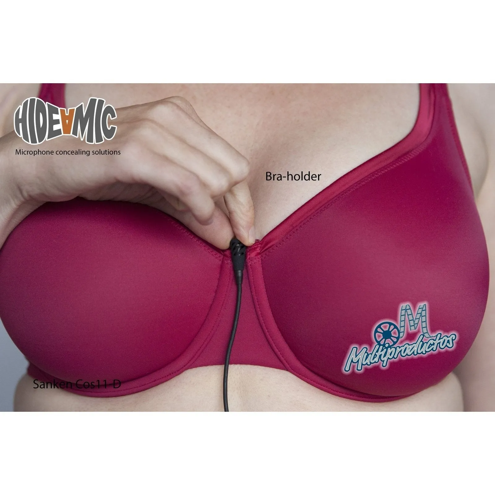 Lav Concealer - Bra holder for Sennheiser MKE1 HIDE A MIC