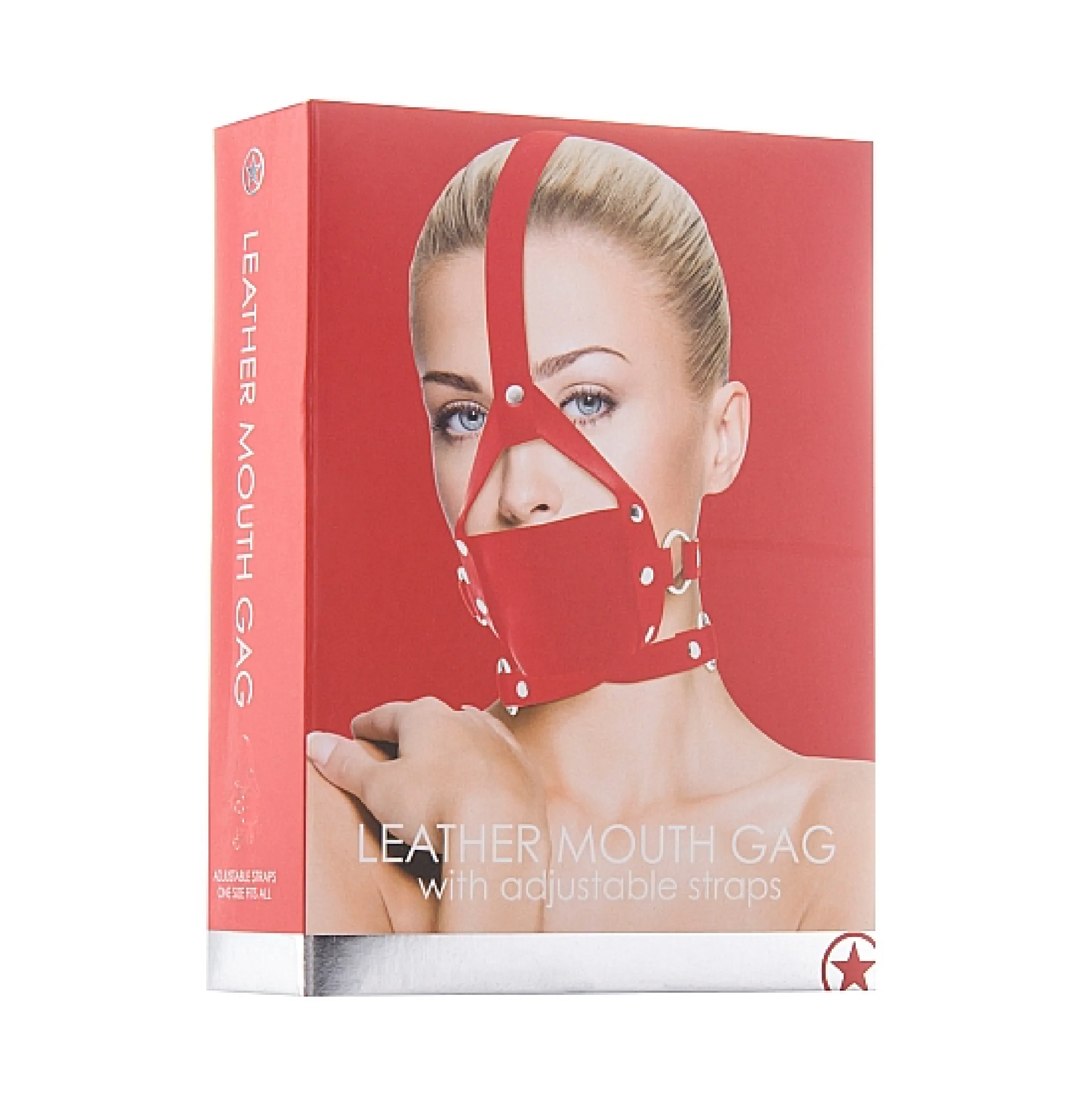 Leather Mouth Gag - Red