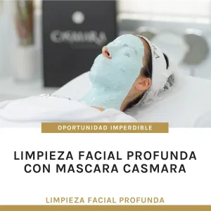 Limpieza facial profunda con máscara casmara