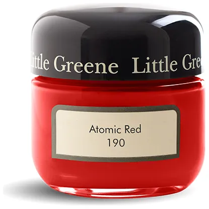 Little Greene Atomic Red Paint 190
