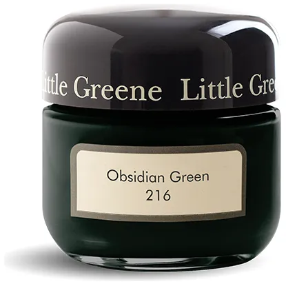 Little Greene Obsidian Green Paint 216