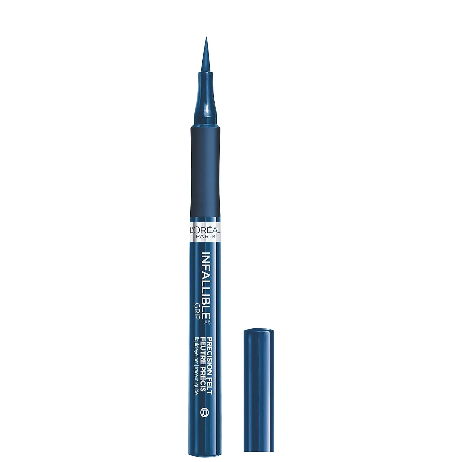 L’Oréal Paris Cosmetics Infallible Grip Precision Felt Eyeliner, Smudge Resistant, Long Lasting Waterproof Eyeliner, Black, Black, 0.03 Fl Oz