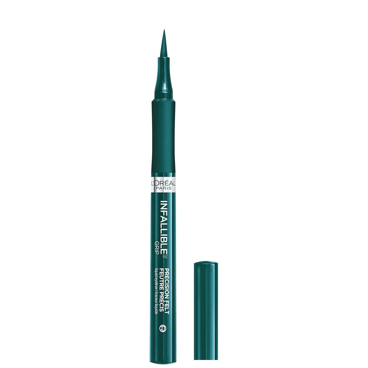 L’Oréal Paris Cosmetics Infallible Grip Precision Felt Eyeliner, Smudge Resistant, Long Lasting Waterproof Eyeliner, Black, Black, 0.03 Fl Oz