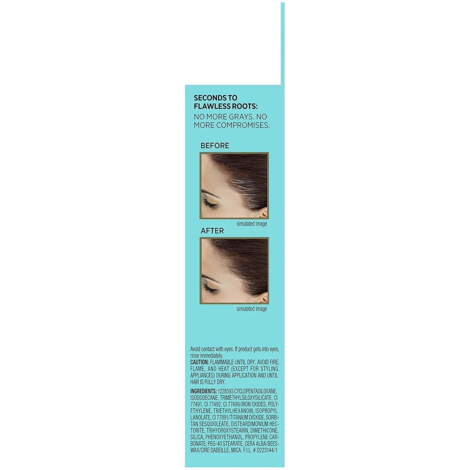 L’Oréal Paris Magic Root Precision Temporary Gray Hair Color Concealer Brush, 5 Medium Brown, 0.05 Fl; Oz.