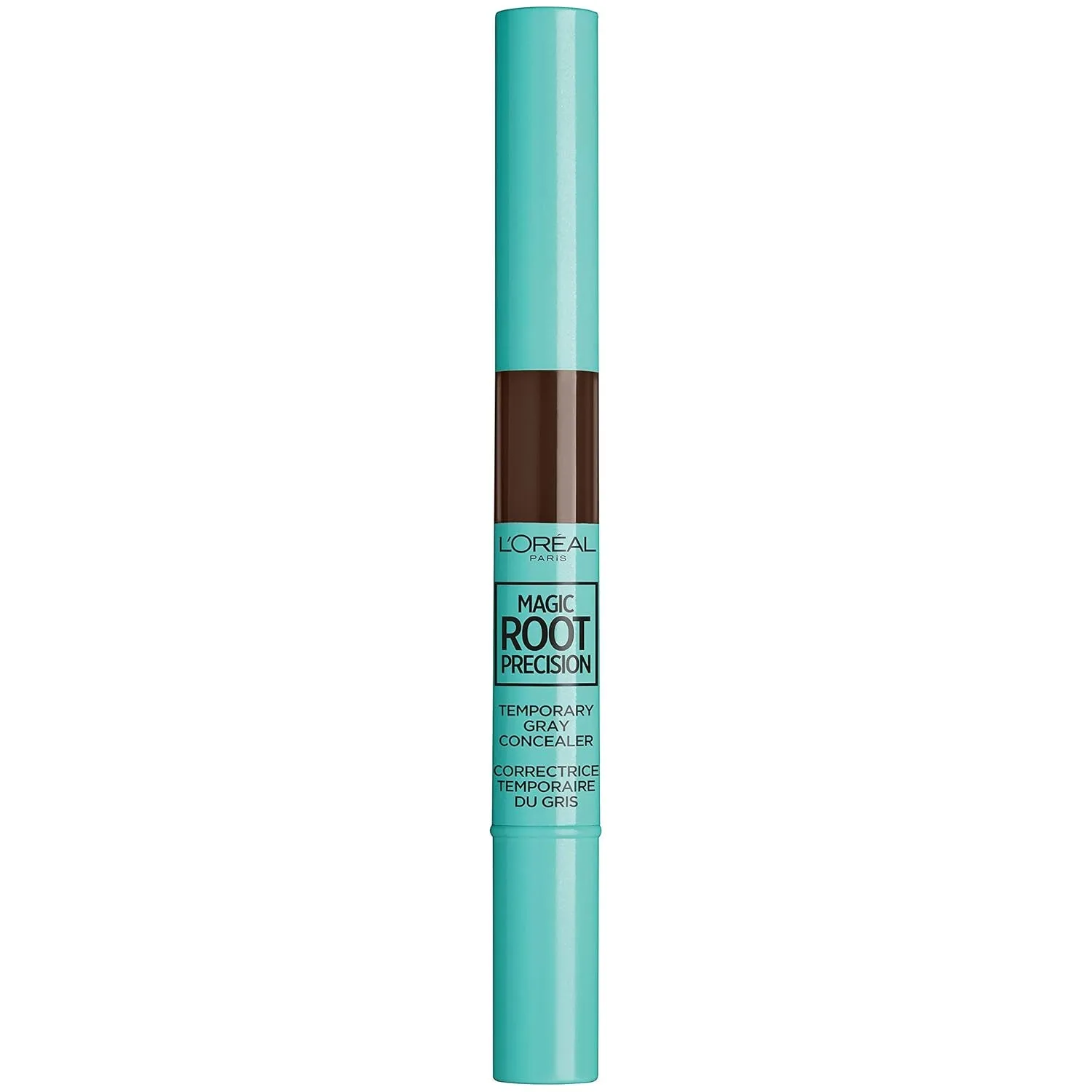 L’Oréal Paris Magic Root Precision Temporary Gray Hair Color Concealer Brush, 5 Medium Brown, 0.05 Fl; Oz.