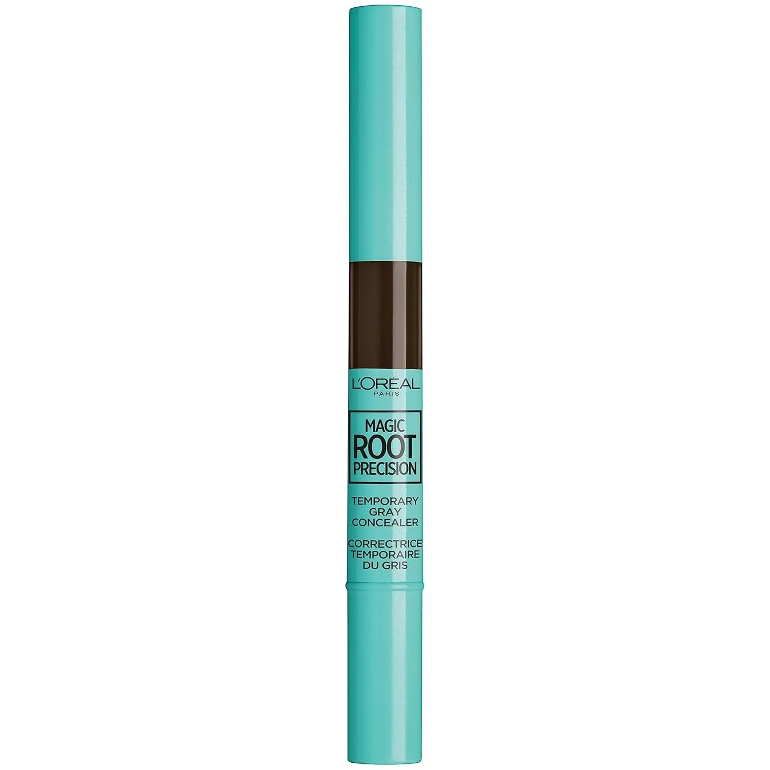 L’Oréal Paris Magic Root Precision Temporary Gray Hair Color Concealer Brush, 5 Medium Brown, 0.05 Fl; Oz.