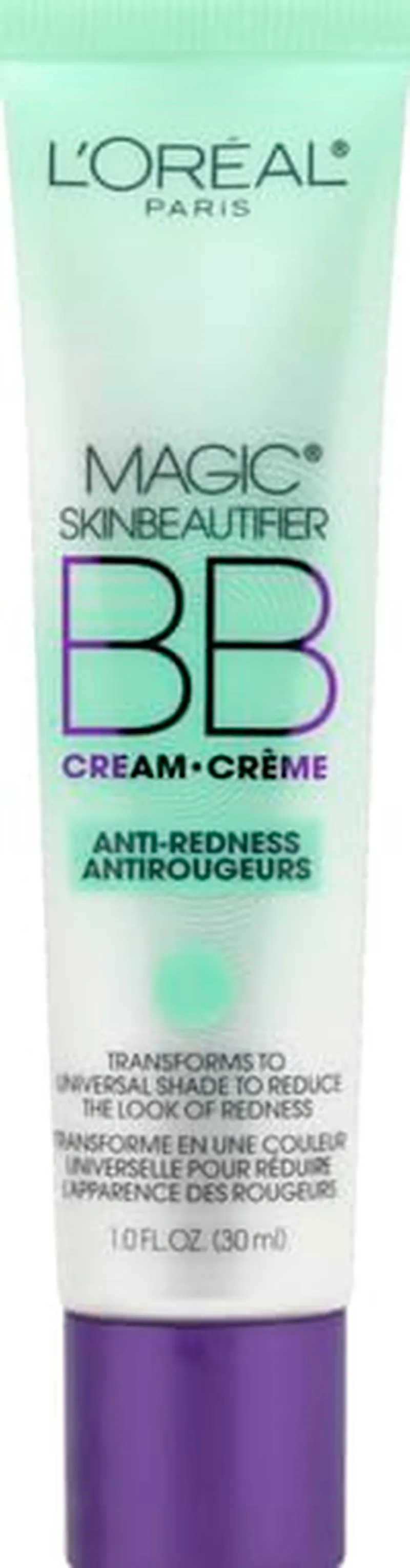 L'Oréal Paris Makeup Magic Skin Beautifier BB Cream Tinted Moisturizer, Anti-Redness, 1 Fl Oz, 1 Count