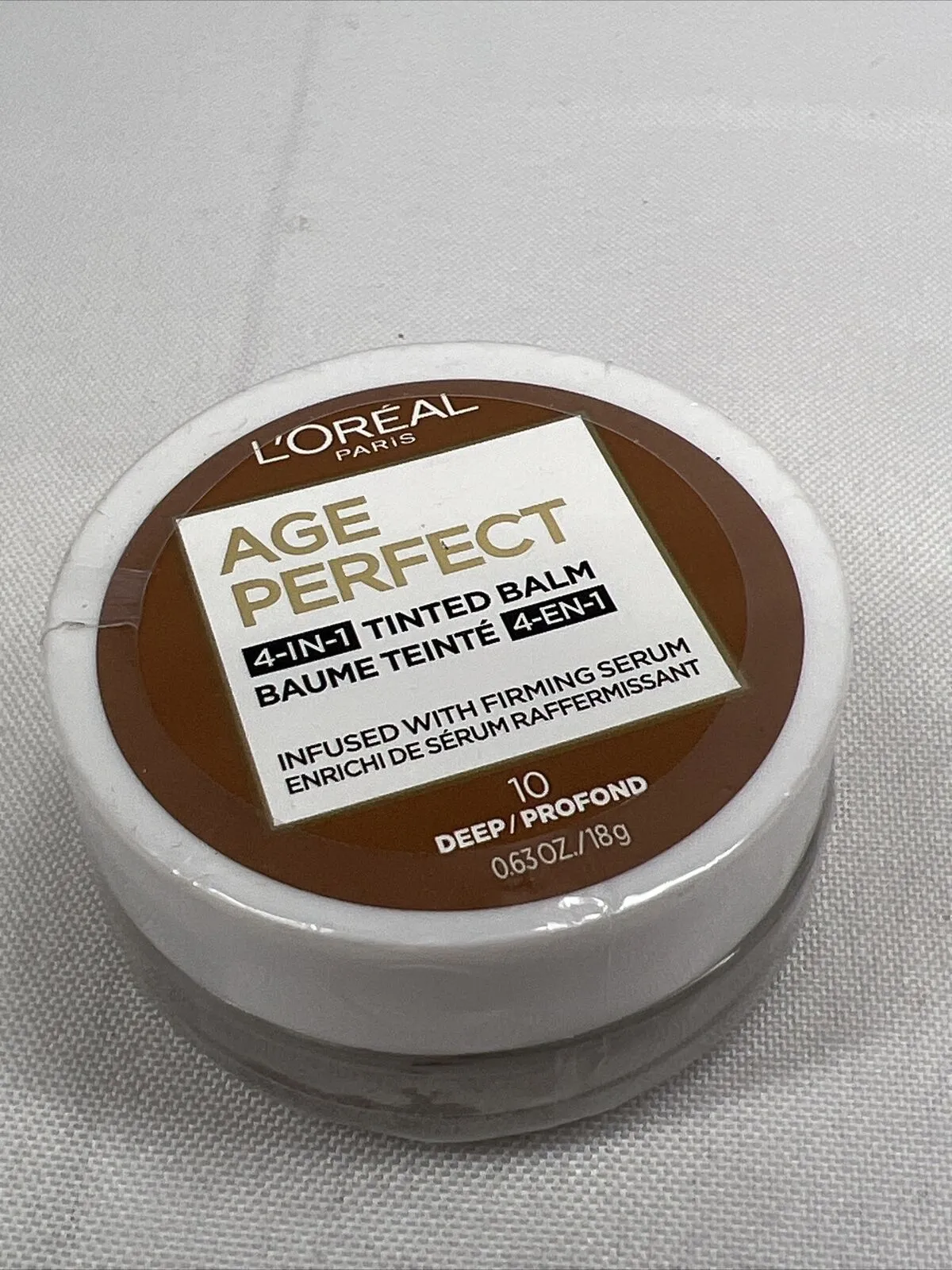 L'Oreal 10 DEEP Age Perfect 4-in-1 Tinted Balm Foundation w/Firming Serum