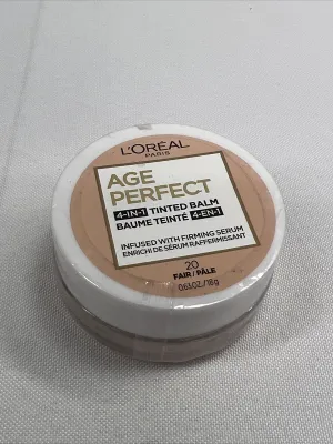 L'Oreal 20 Fair/Pale Age Perfect 4-in-1 Tinted Balm Foundation w/Firming Serum