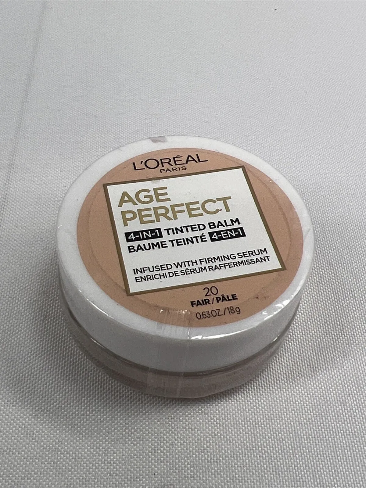 L'Oreal 20 Fair/Pale Age Perfect 4-in-1 Tinted Balm Foundation w/Firming Serum