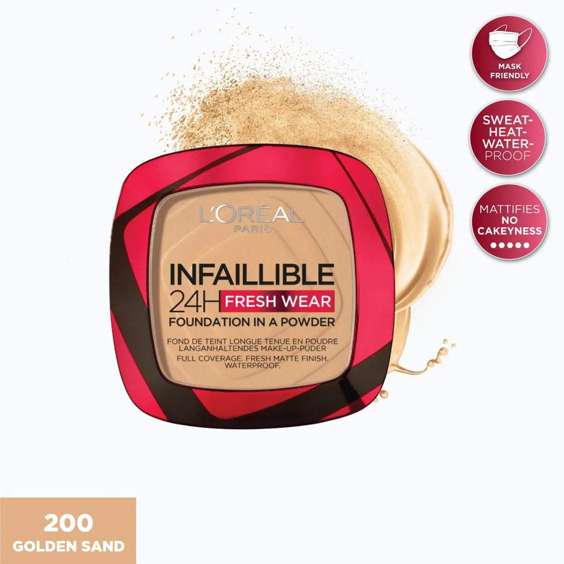 L'Oreal Paris 24H Fresh Wear foundation in a Powder