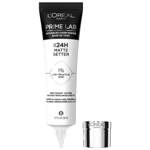 Loreal Paris Prime Lab Up to 24H Matte Setter Grips Make-up, No Shine, Matte Setter