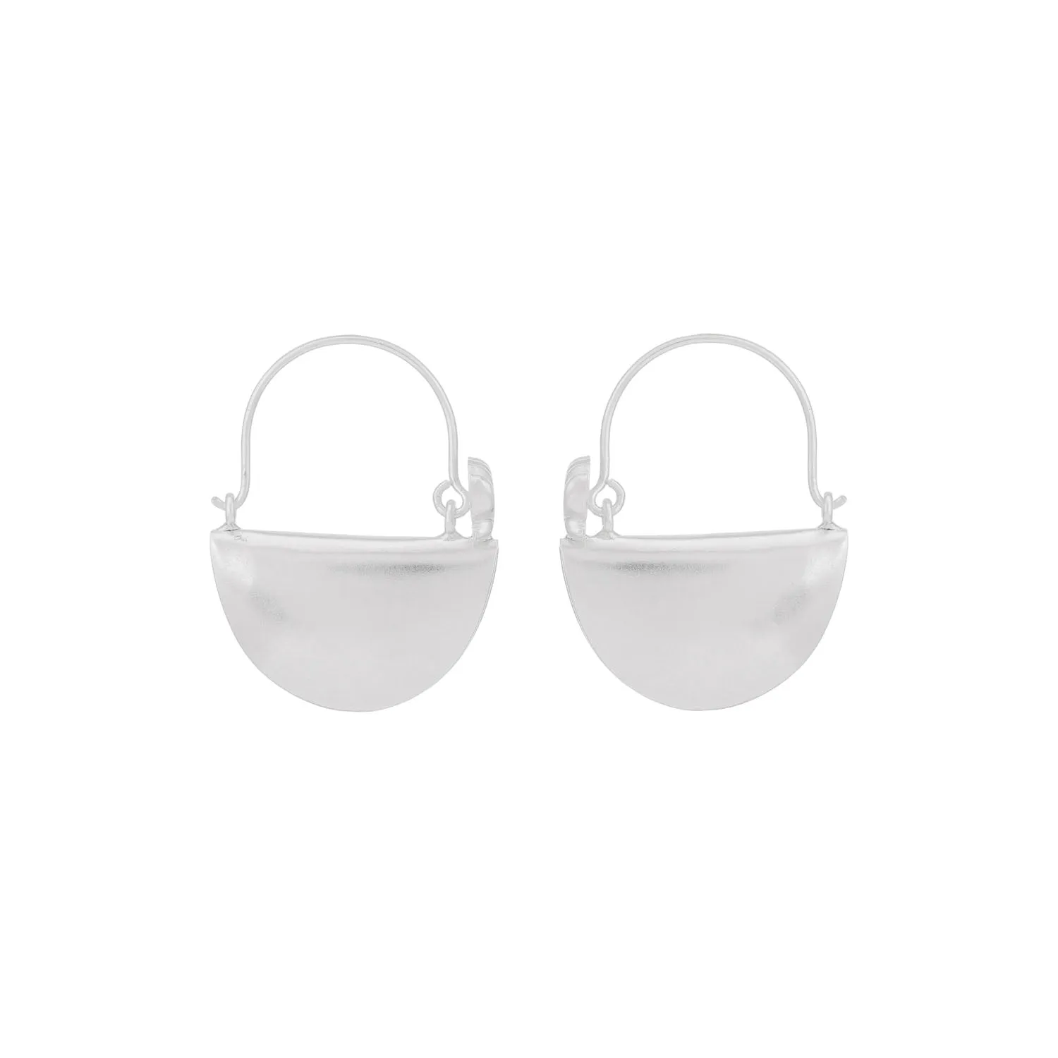 Lotus Hoops Silver