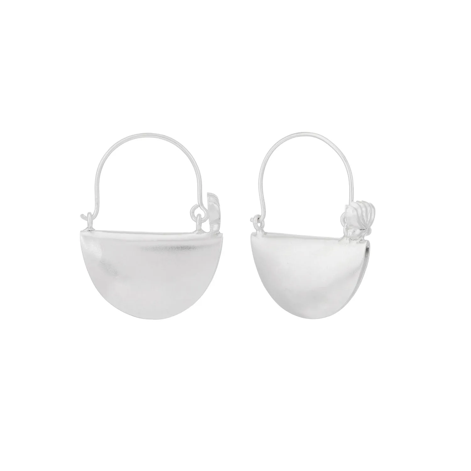 Lotus Hoops Silver
