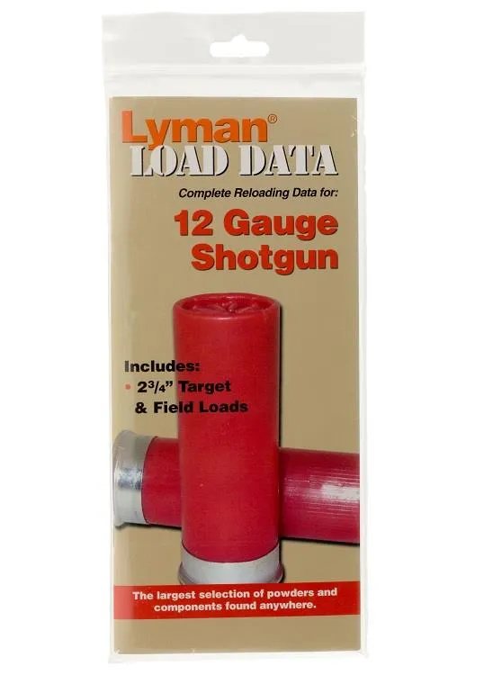 Lyman Load Data Book 12 Gauge