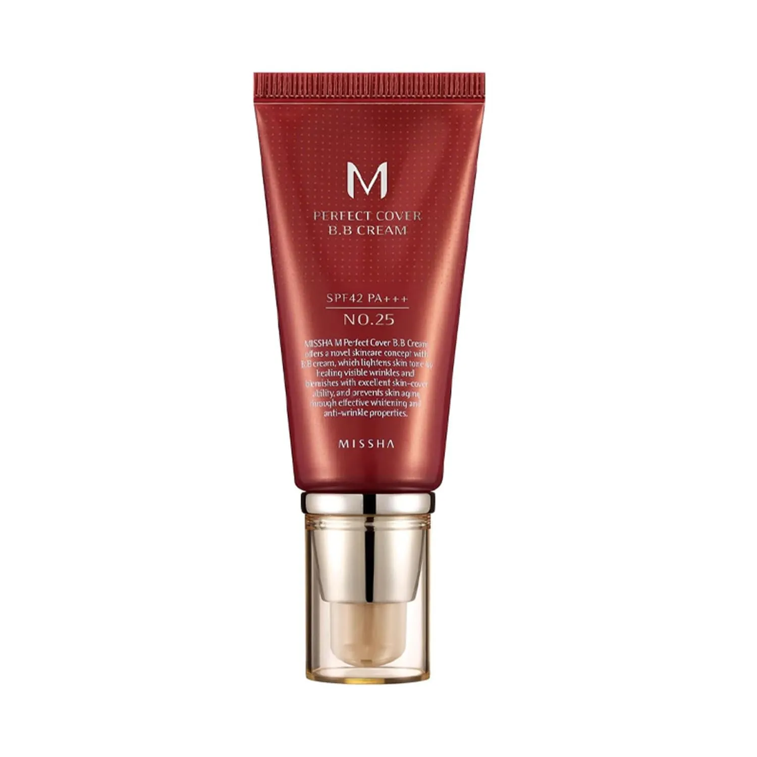 M Perfect Cover BB Cream No.23 Natural Beige for Light with Neutral Skin Tone SPF 42 PA    1.69 Fl Oz - Tinted Moisturizer for Face with SPF