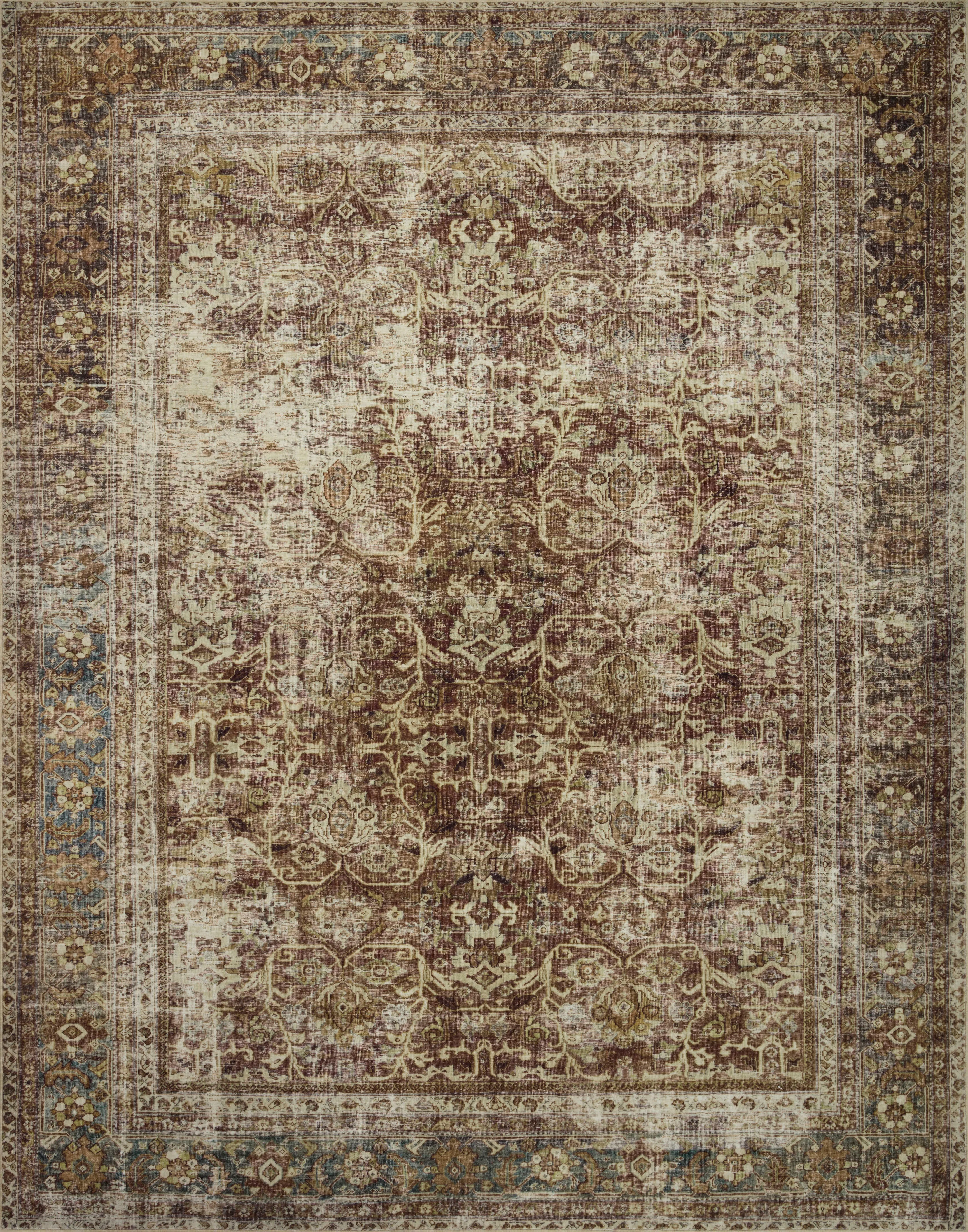 Magnolia Home By Joanna Gaines × Loloi Sinclair - SIN-01 MH Rust / Lagoon