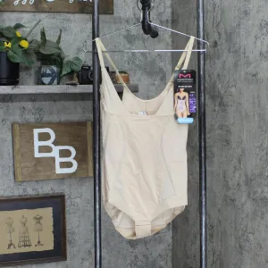 Maidenform Women's Firm Foundations Bodysuit SE5004 Nude Brown XL
