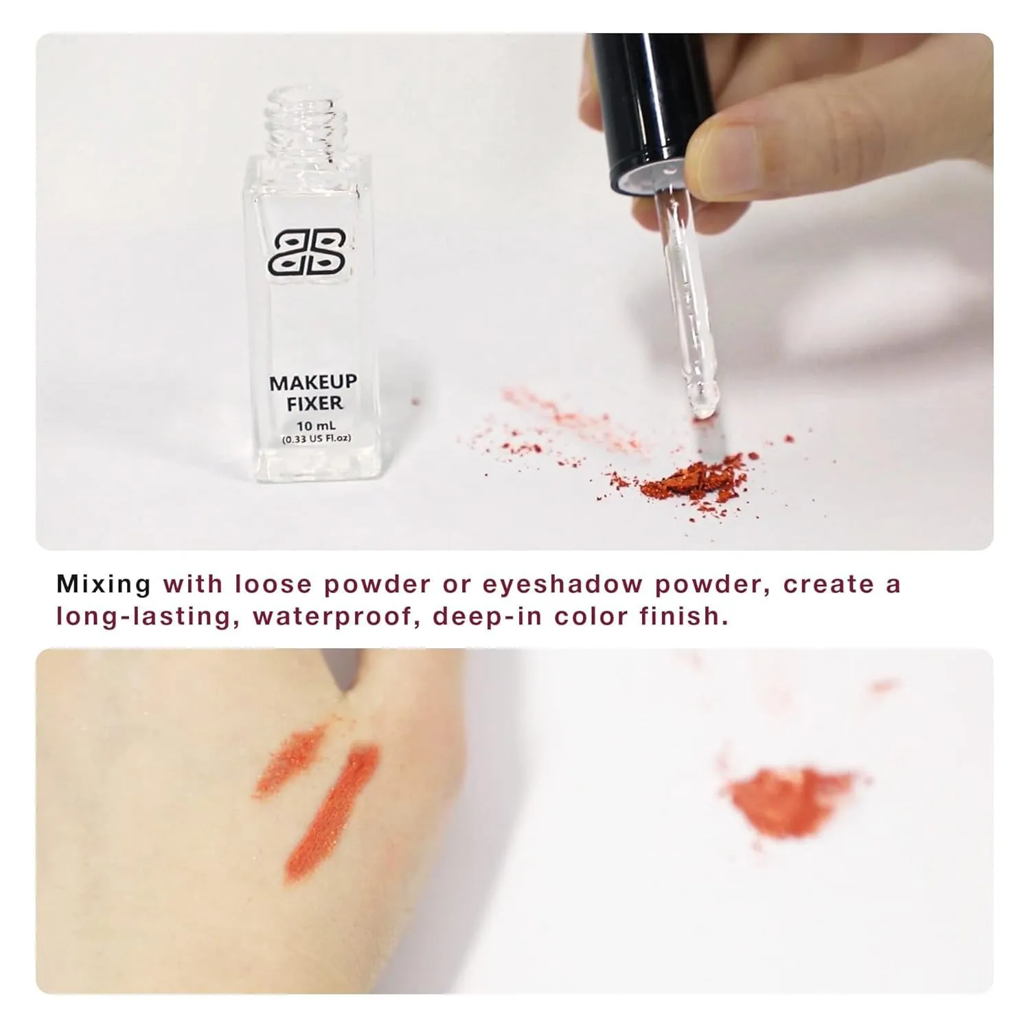 Makeup Fixer Makeup Mixing Liquid Cosmetics Eyeshadow Sealant Prolong Makeup Pigment Durability 10Ml/0.33 US FL OZ